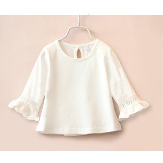Áo bé gái tay phối ren từ 18-23kg