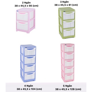 Tủ Nhựa Lớn Duy Tân 2/3/4/5 tầng nhỏ gọn tiện dụng cho gia đình