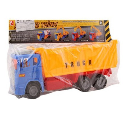 Đồ Chơi Ô Tô Mô Hình Xe Ben Loại Lớn Long Thủy Hàng VN Nhựa ABS Nguyên Chất