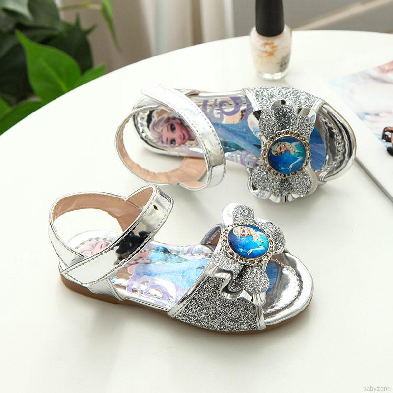 Giày Sandal Đế Mềm Chống Trượt In Hoạt Hình Dễ Thương Cho Bé Gái