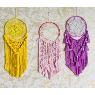 Dreamcatcher macrame trang trí