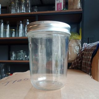 Hủ thủy tinh đựng mứt 500ml nắp bạc