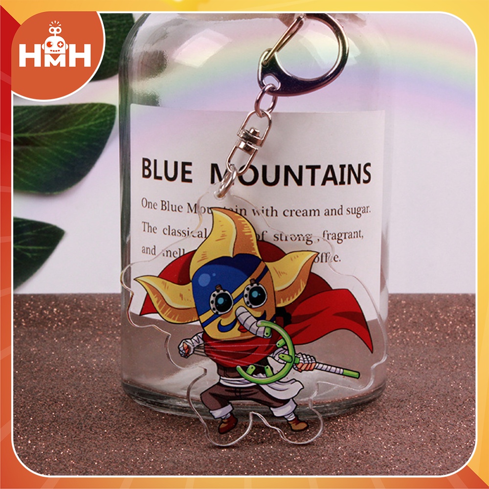 Móc khóa anime ép 2 mặt dày chất liệu  Acrylic nhân vật One Piece, Jujutsu Kaisen, One Punch Man,...dễ thương, sắc nét