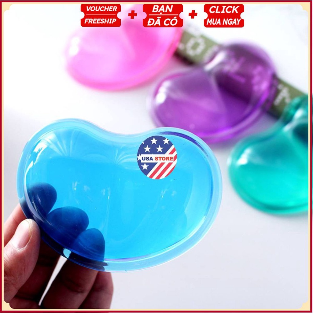 Tựa Tay Silicon Chống Mỏi Tay Khi Dùng Chuột (Trái Tim)