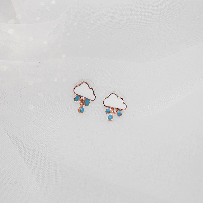 Khuyên Tai Hình Đám Mây Dễ Thương Đáng Yêu Xinh Xắn