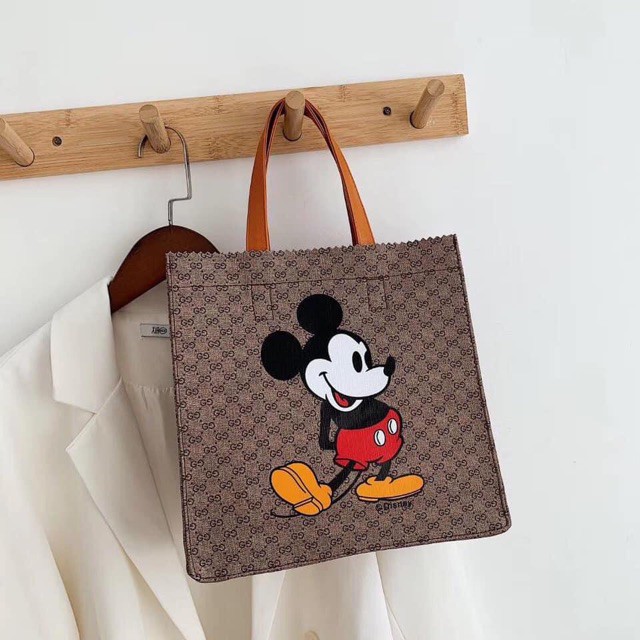 [XẢ KHO+FREE SHIP] Sét túi xách mickey 2 chi tiết tặng kèm ví siêu cute