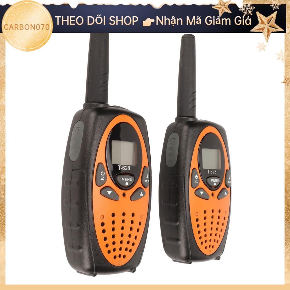 Carbon070 Bộ đàm cầm tay Mini rảnh 2 chiều với chức năng giảm tiếng ồn cho trẻ em gia đình Đi bộ đường dài cắm trại