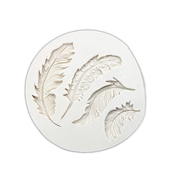 Khuôn Silicone Tạo Hình Lông Vũ Trang Trí Bánh