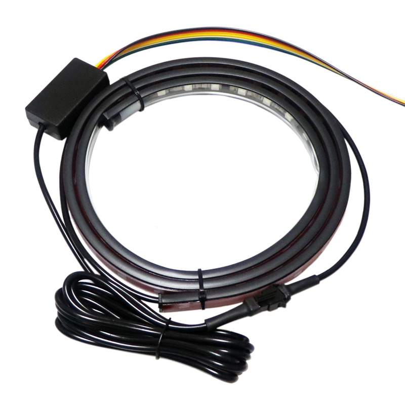 LED dây lắp chắn nắng cho xe tải chậy điện 12v và điện 24v