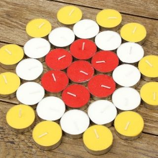 [SIÊU KHUYẾN MÃI] Combo 10 Nến tealight bông mai trắng
