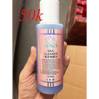 nước lau gel, nước rửa cọ linail 200ml