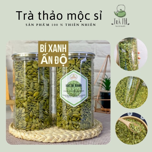 ( video ) hạt bí xanh sấy mộc hộp pet 450 gram_tinhhoatrathaomoc