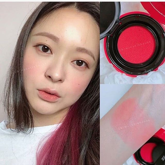 Má hồng 3CE Blush Cushion Girlish Red (Hàng xách tay chính hãng)