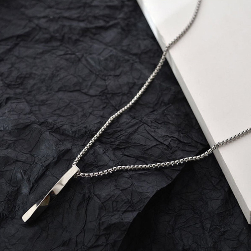 vòng cổ Thép Titan Dáng Dài Cá Tính Phong Cách Hip-Hop