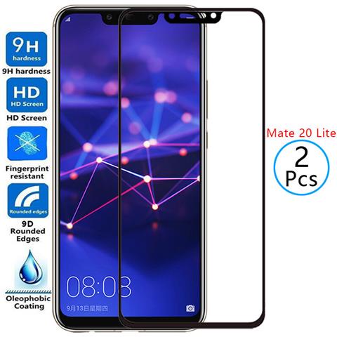 Kính cường lực bảo vệ 9d cho Huawei Mate 20 Lite Tấm bảo vệ màn hình trên Huawey Mate20lite Mate20 L