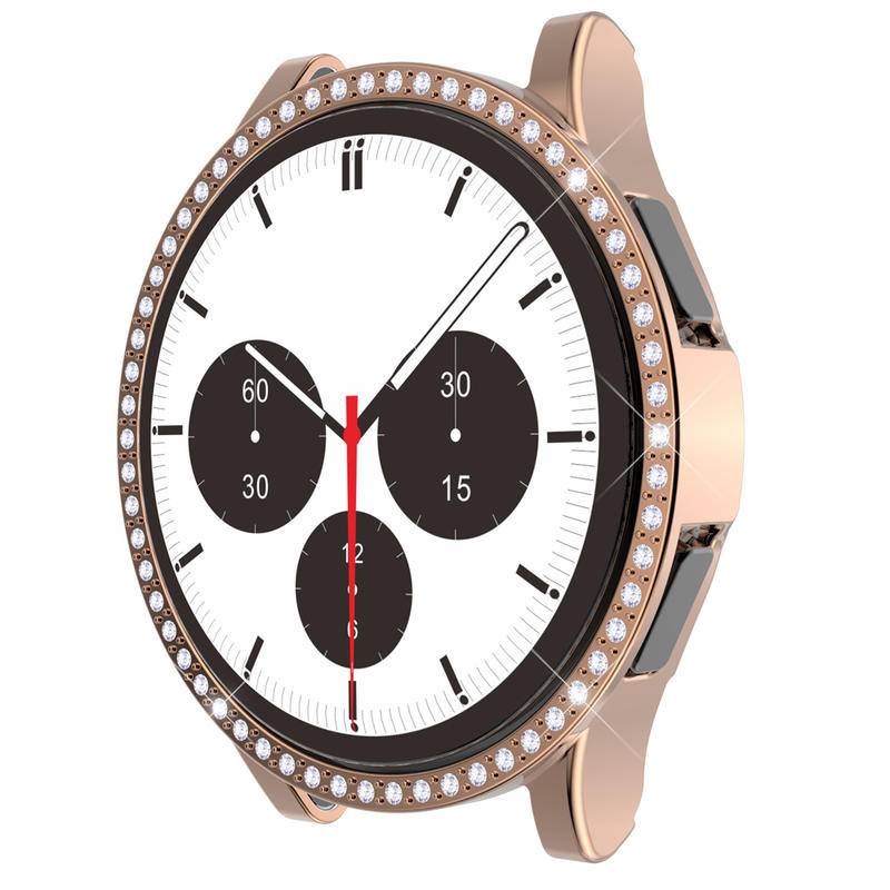 Ốp Bảo Vệ Bằng PC Siêu Nhẹ Đính Kim Cương Rỗng Cho Samsung Galaxy Watch 4 5 Pro 40mm 44mm / Samsung Watch4 classic 42mm 46mm