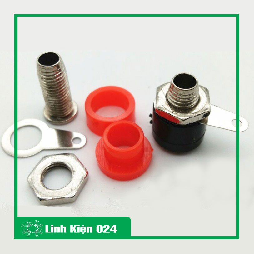 Đầu kết nối JS90 ngắn 2 màu đỏ, đen tùy chọn (1 chiếc)