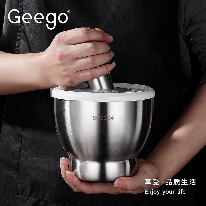 Cối giã đa năng Inox 304 chuẩn