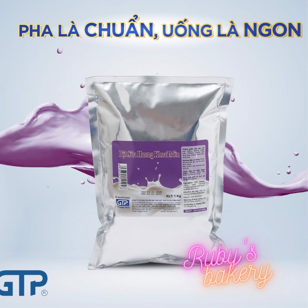 Bột sữa hương khoai môn Gia Thịnh Phát GTP gói 200g, 1kg