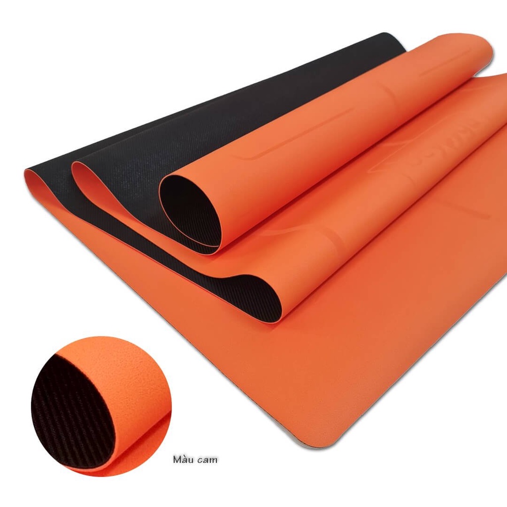 Thảm Yoga Cao Su Tự Nhiên Dày 5mm, Phiên Bản Mới, Cao Cấp, Chống Trơn Vượt Trội, Chống Bám Bẩn, beYoga Đài Loan