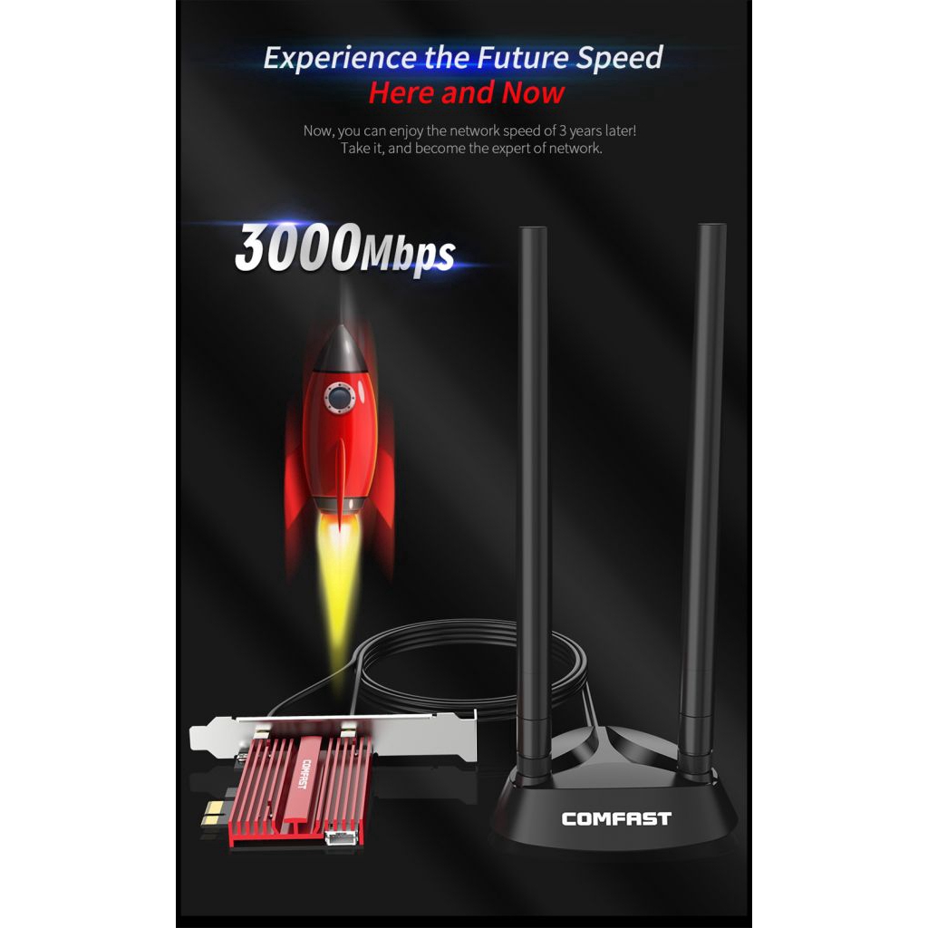 Card Wifi 3000mbps Cho Intel Ax200 Plus 802.11ax 2.4g / 5ghz | BigBuy360 - bigbuy360.vn