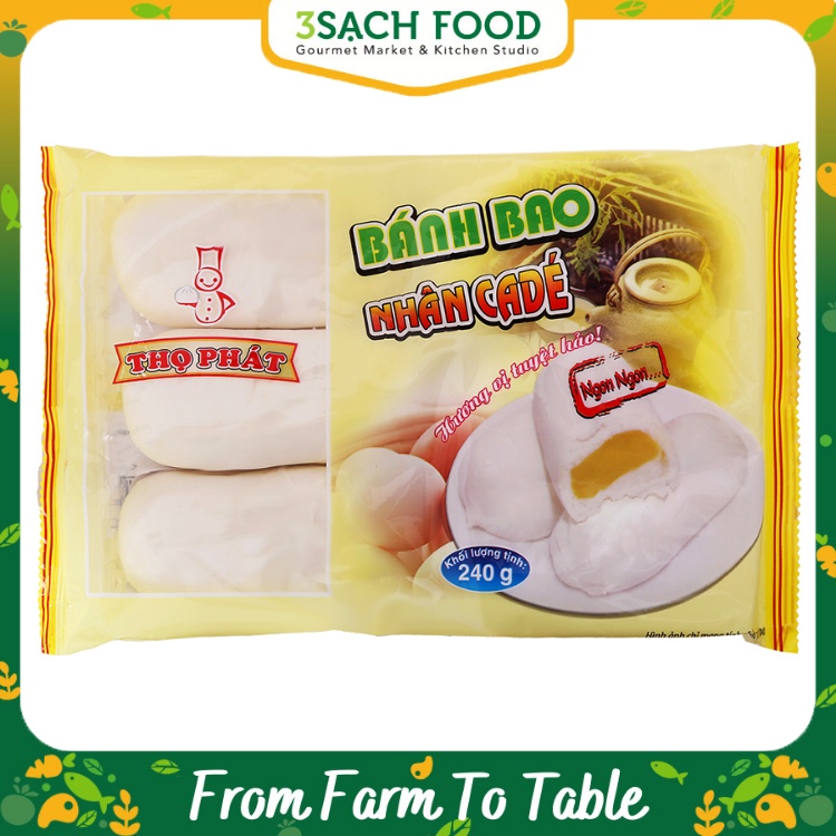 Bánh Bao Nhân Cade Thọ Phát - 6 cái/gói