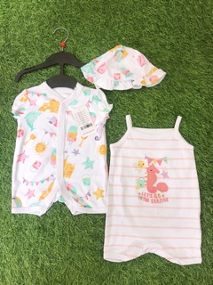 Set 2 body kèm mũ REDTAG