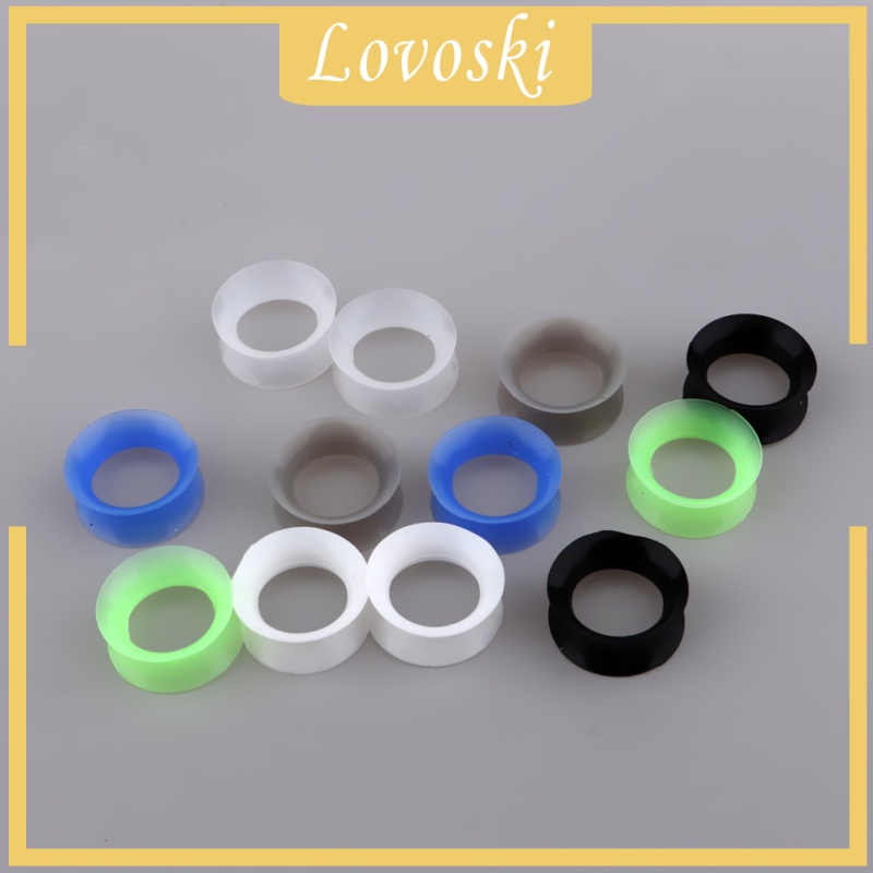 Set 12 Khuyên Nong Tai Bằng Silicone 8mm