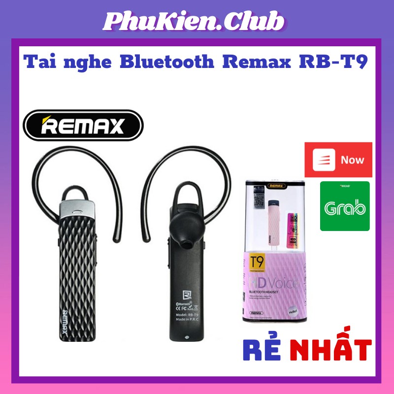 Tai nghe Bluetooth Remax RB-T9 âm thanh HD - Chính Hãng Bảo Hành Toàn Quốc