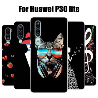 Ốp lưng Huawei P30 lite Trường hợp Silicone mềm TPU Back Cover Điện thoại Vỏ bọc Huawei P30 lite Case