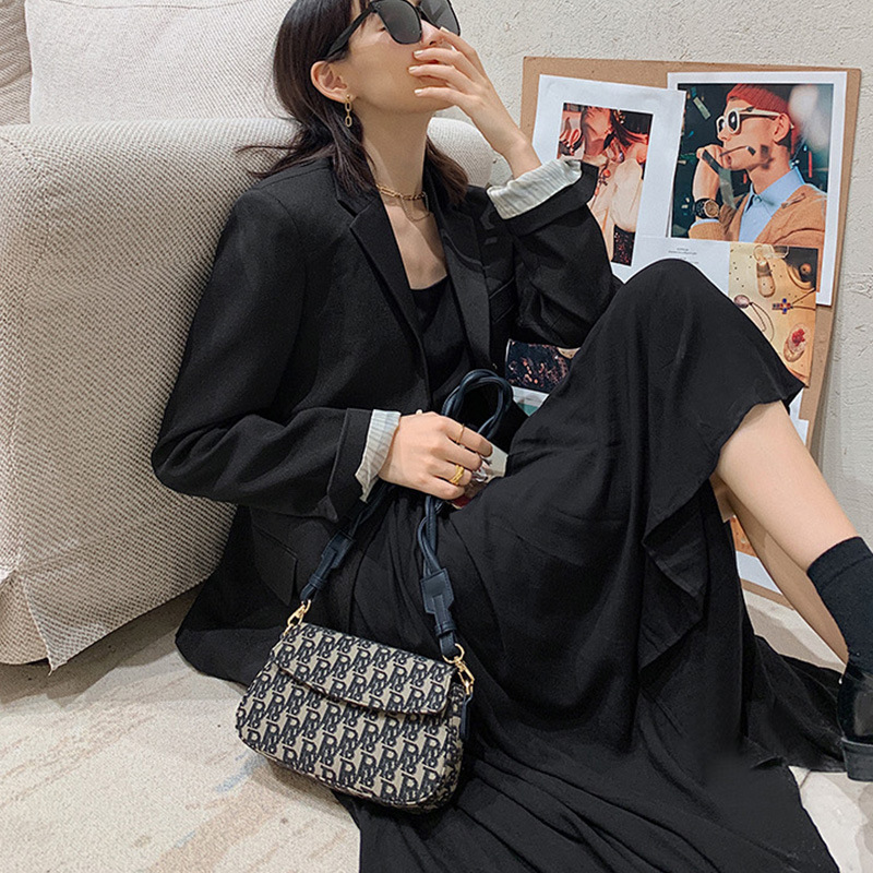 Túi Xách Đeo Vai / Kẹp Nách Phong Cách Thời Trang Retro Dành Cho Nữ