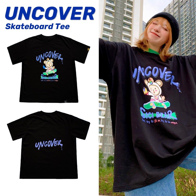 Áo Tee Skateboard Đen