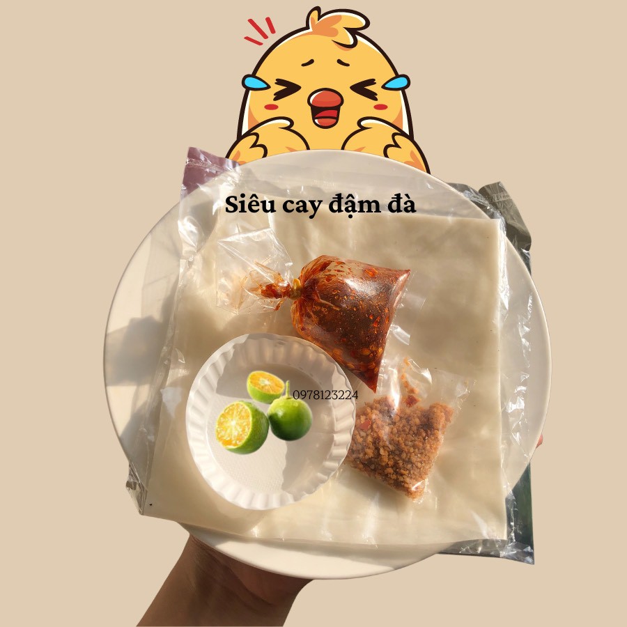 Bánh Tráng Phơi Sương Ớt Tắc  Bánh Tráng Ớt Rim Muối Tôm Cay Ngon Mê Ly- Ăn Vặt Hà Nội