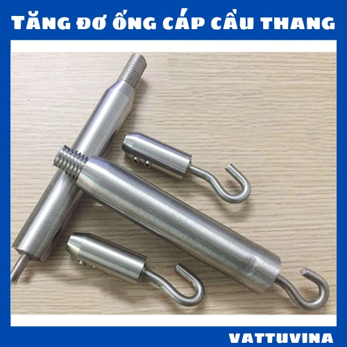 Tăng cáp cầu thang 8mm, tăng đơ ống inox 304 phi 8ly -Vật tư Vina