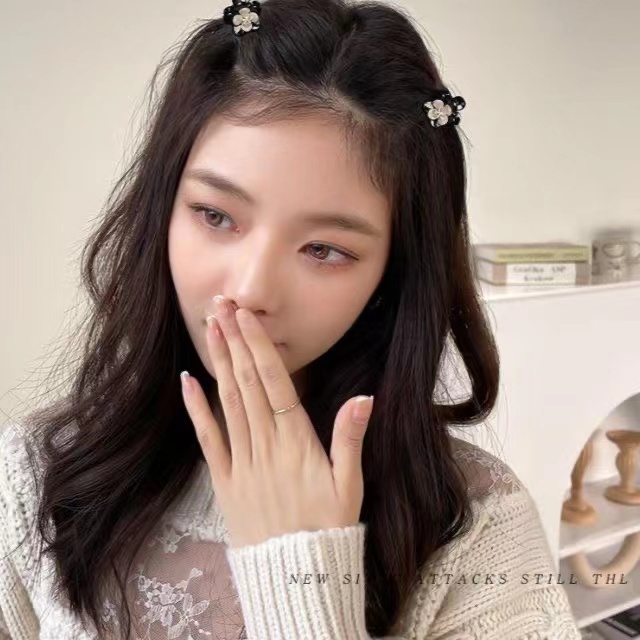 Kẹp Tóc Nhỏ Hình Bông Hoa Đính Ngọc Trai Giả Thời Trang 2022