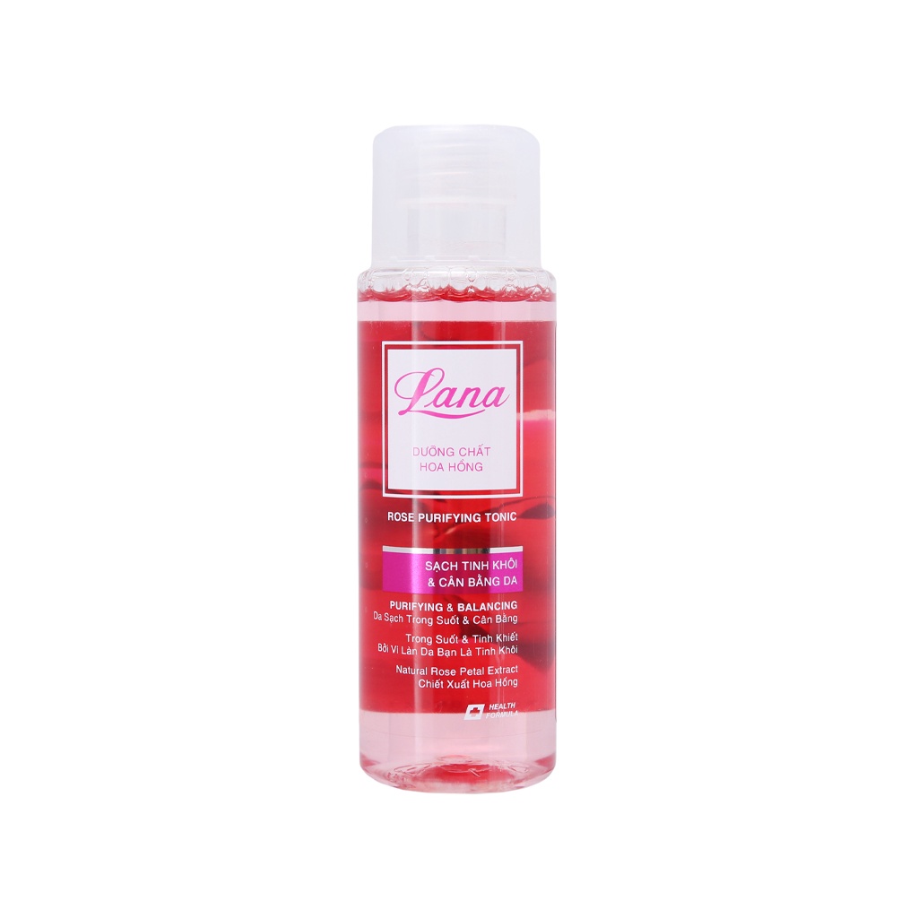 Nước hoa hồng LANA Rose Purifying Tonic - nước cân bằng độ ẩm da Hoa Hồng 150ml - toner dưỡng da