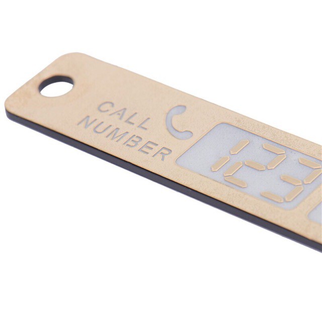 Thẻ hiển thị số điện thoại dạ quang gắn trên xe ô tô