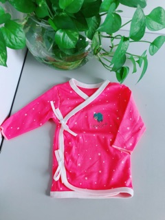 Áo sơ sinh cột dây hiệu hotga@