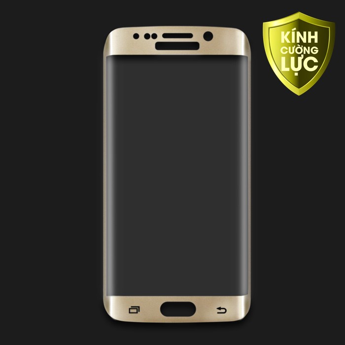 Kính cường Samsung S6 Edge Full CLD (Vàng Đồng)