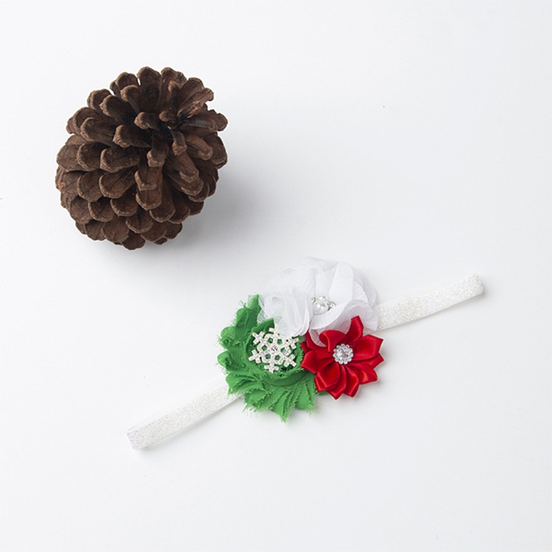 Băng Đô Cài Tóc Phong Cách Giáng Sinh Đáng Yêu Dành Cho Bé Gái