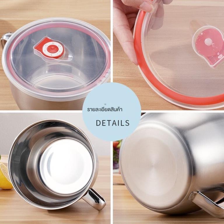 Ca mỳ inox có nắp, tô mỳ inox có nắp  BP