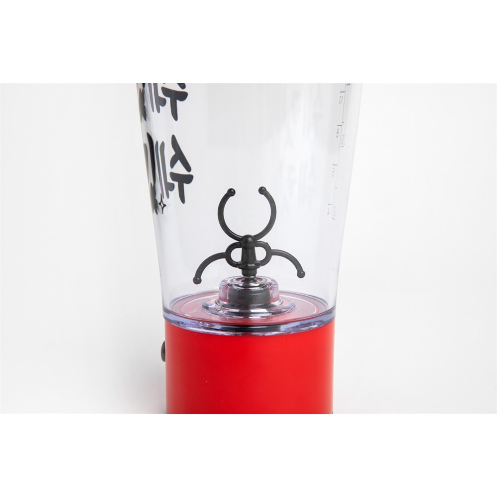 Bình Lắc Pha Đồ Uống Bằng Pin ARTBOX Hàn Quốc Màu Đỏ 450ml