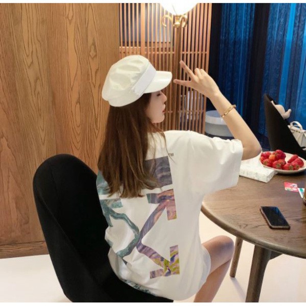 Áo thun tay lỡ Unisex Awesometee, áo phông form rộng ATL OFF WHITE M80