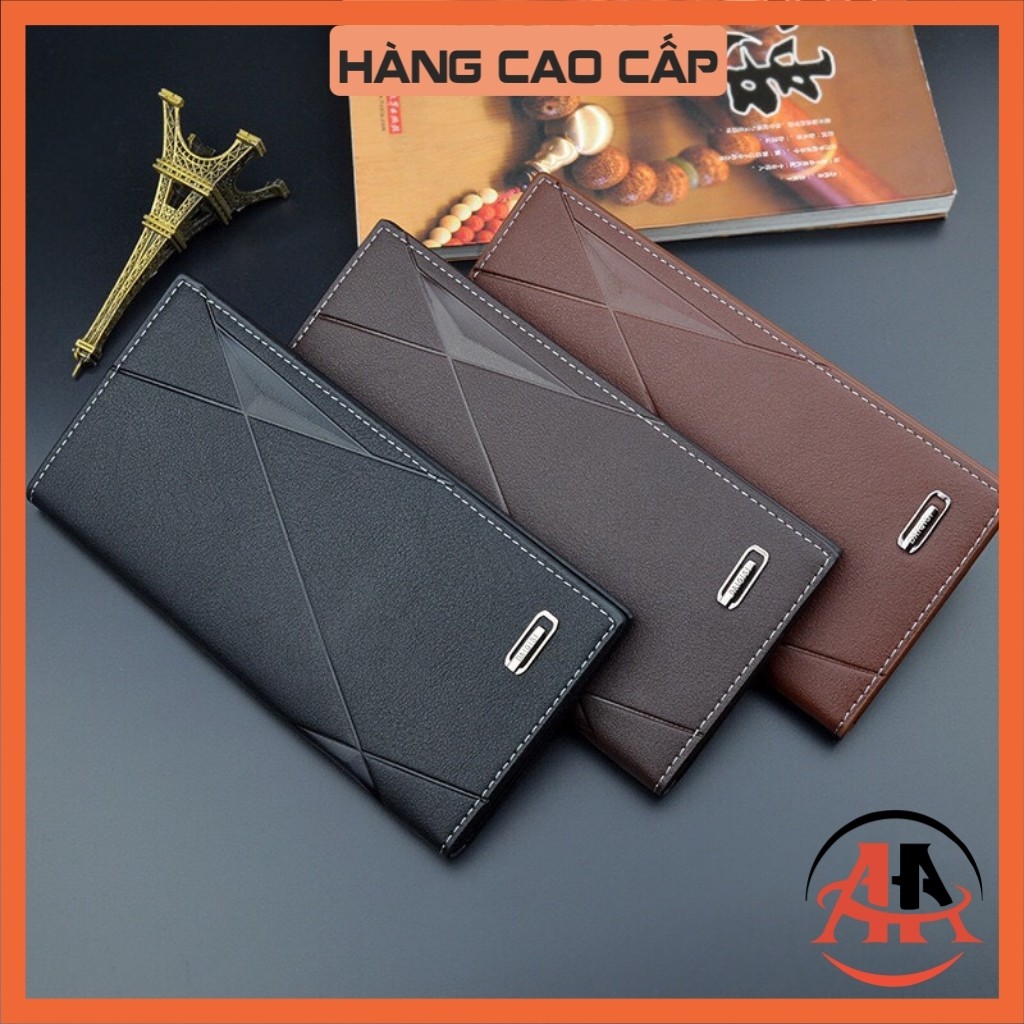 Ví Dài Nam Nữ Cầm Tay Nhiều Ngăn Đựng Tiền Có Ngăn Kéo Ví Da Mềm Dập Nổi Cao Cấp Hàn Quốc