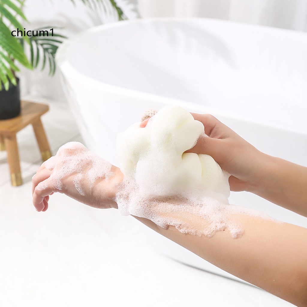 Bông tắm tạo bọt có dây đeo nhỏ gọn tiện dụng cho nữ