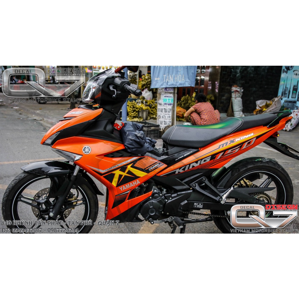 Tem Rời EXCITER 150 MX CAM ĐEN