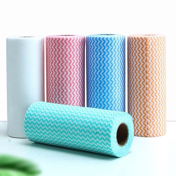 Cuộn giấy lau đa năng bằng vải không dệt,tái sử dụng được - Bibemart