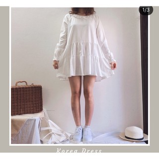 vây baby doll trắng