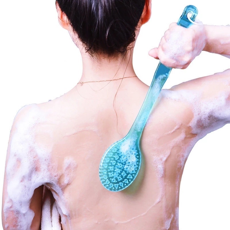 Bàn Chải Chà Lưng Cán Dài Bằng Nhựa Tiện Dụng