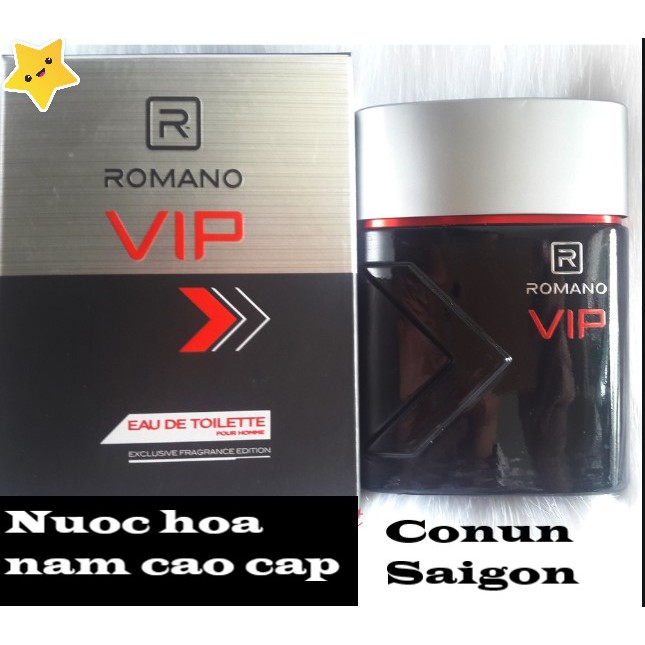 Nước hoa nam cao cấp Romano Vip 50ml sang trọng đẳng cấp hương nam tính